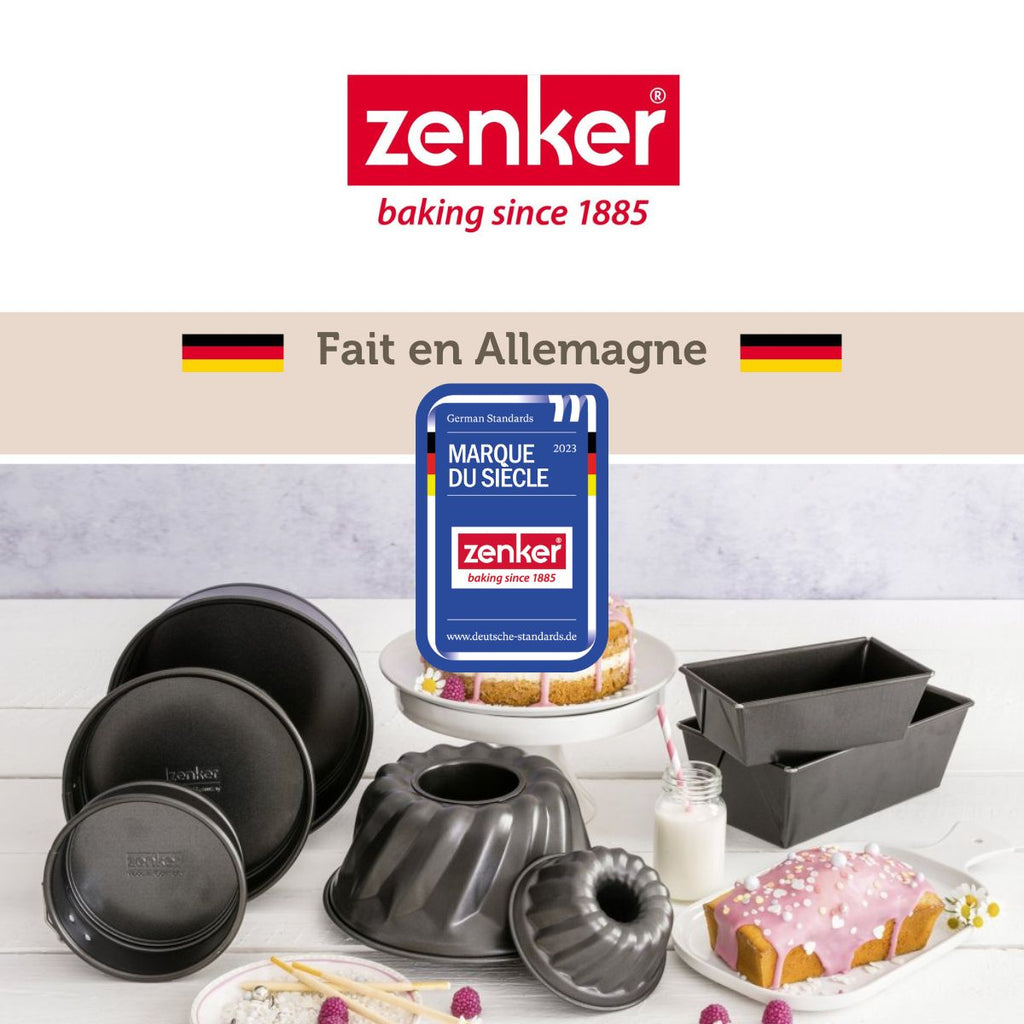 Zenker - Lot De 2 Moules À Kouglof 18/18 Cm En Acier Spécial Mini Spécial Mini Zenker Spécial Mini - Noir
