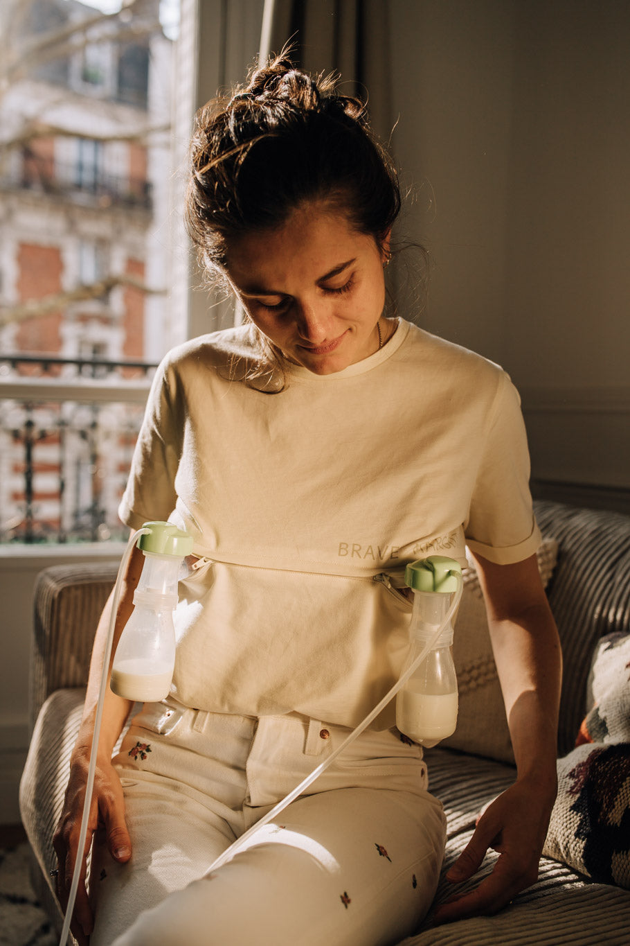 Collerette – Le Tee-Shirt D’Allaitement