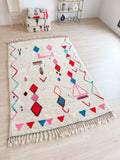 Tapis Berbère Coloré - 188 X 303 Cm - N°2108