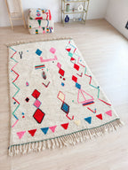 Tapis Berbère Coloré - 188 X 303 Cm - N°2108