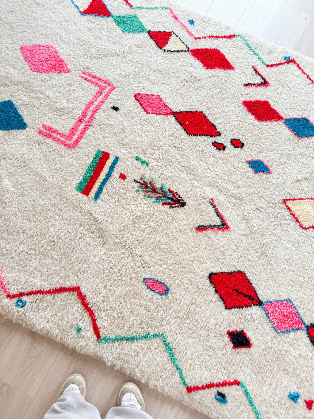 Tapis Berbère Coloré - 188 X 303 Cm - N°2108