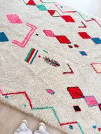 Tapis Berbère Coloré - 188 X 303 Cm - N°2108