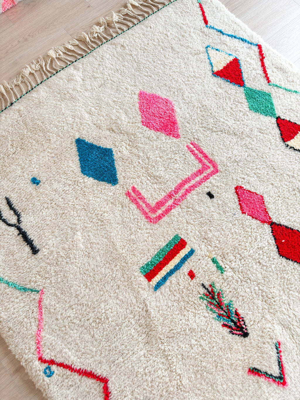 Tapis Berbère Coloré - 188 X 303 Cm - N°2108