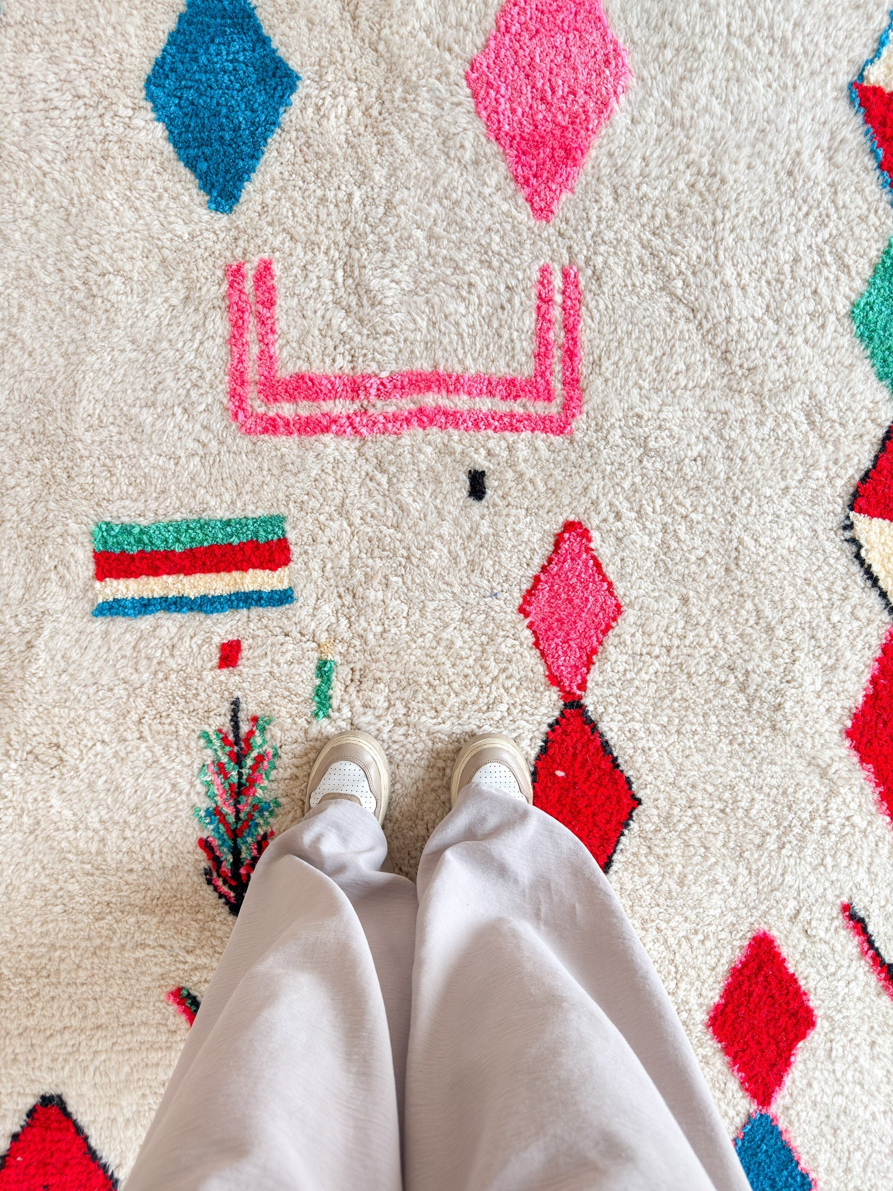 Tapis Berbère Coloré - 188 X 303 Cm - N°2108
