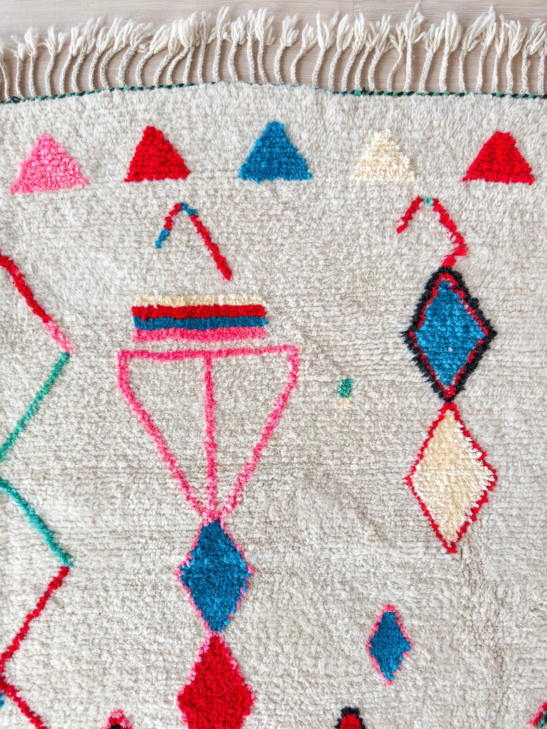 Tapis Berbère Coloré - 188 X 303 Cm - N°2108