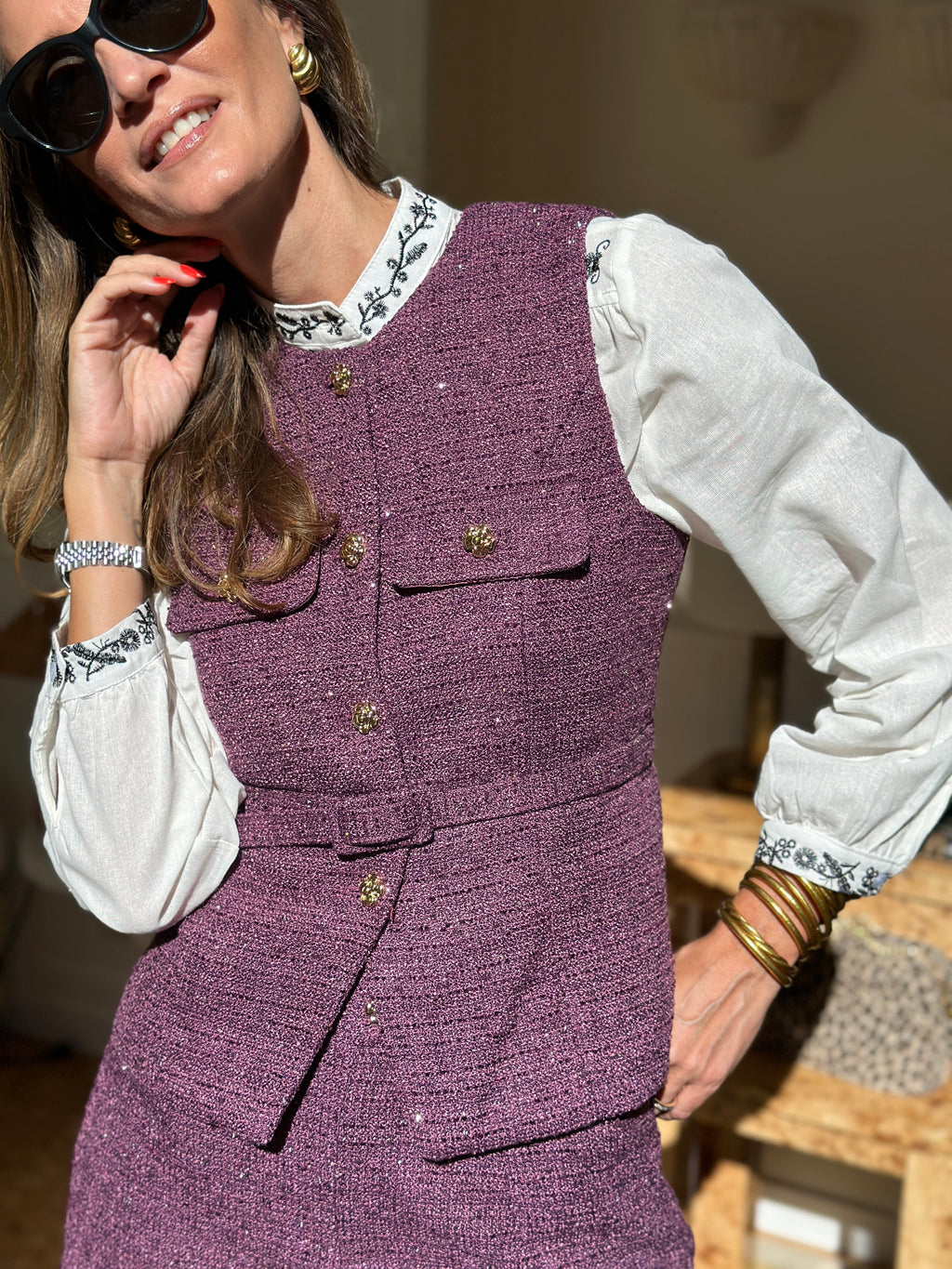 Gilet Kate - Violet