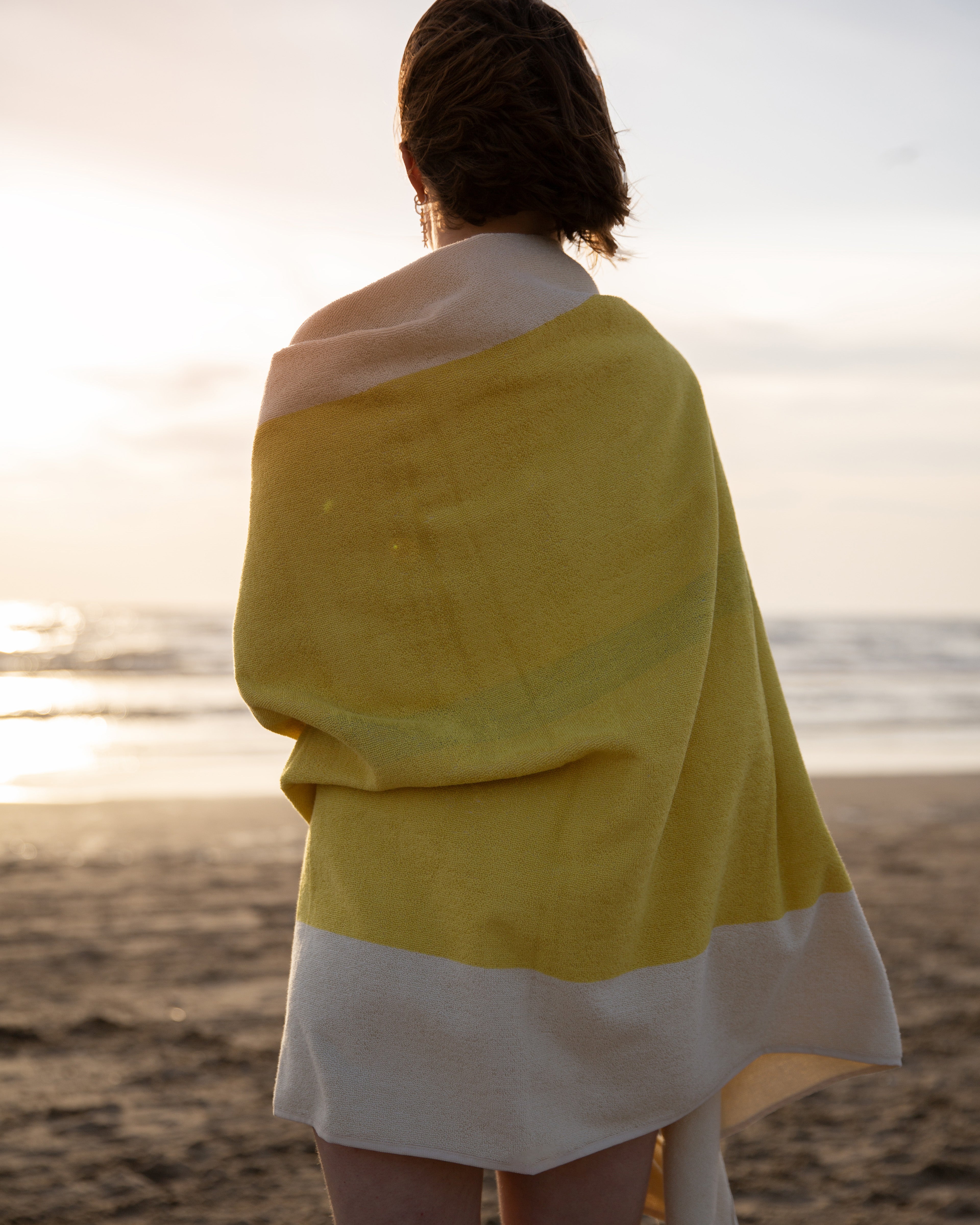 Strandlaken Sky Blue Yellow - SUITE702