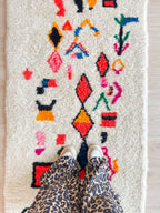 Tapis De Couloir Berbère Coloré - 87 X 253 Cm - N°1942