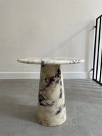 Table D'Appoint En Marbre Calacata Viola