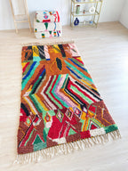 Tapis Berbère Coloré - 144 X 270 Cm - N°1930