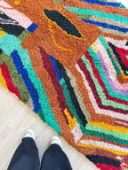 Tapis Berbère Coloré - 144 X 270 Cm - N°1930