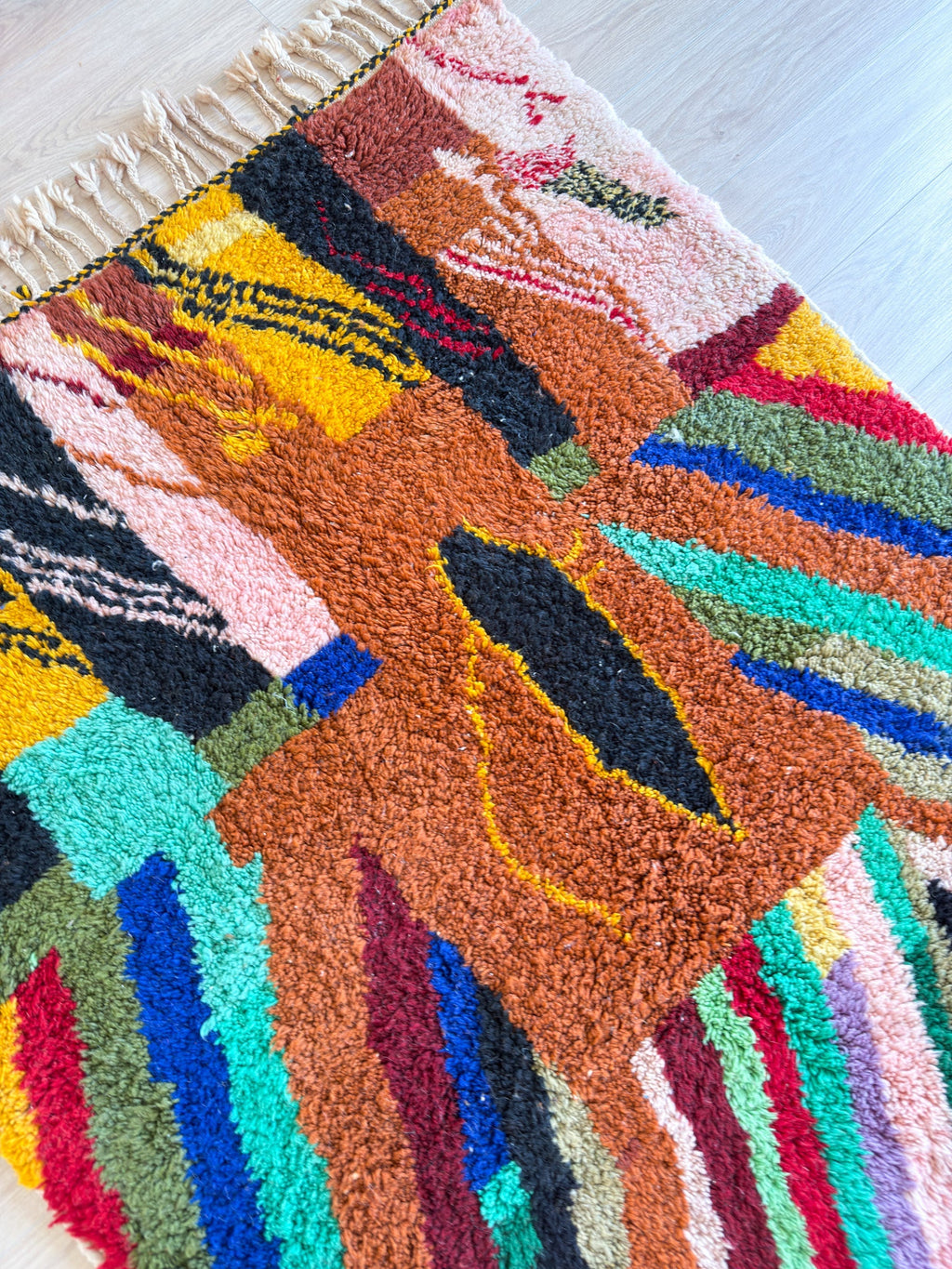 Tapis Berbère Coloré - 144 X 270 Cm - N°1930