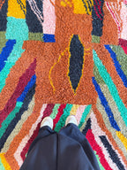 Tapis Berbère Coloré - 144 X 270 Cm - N°1930