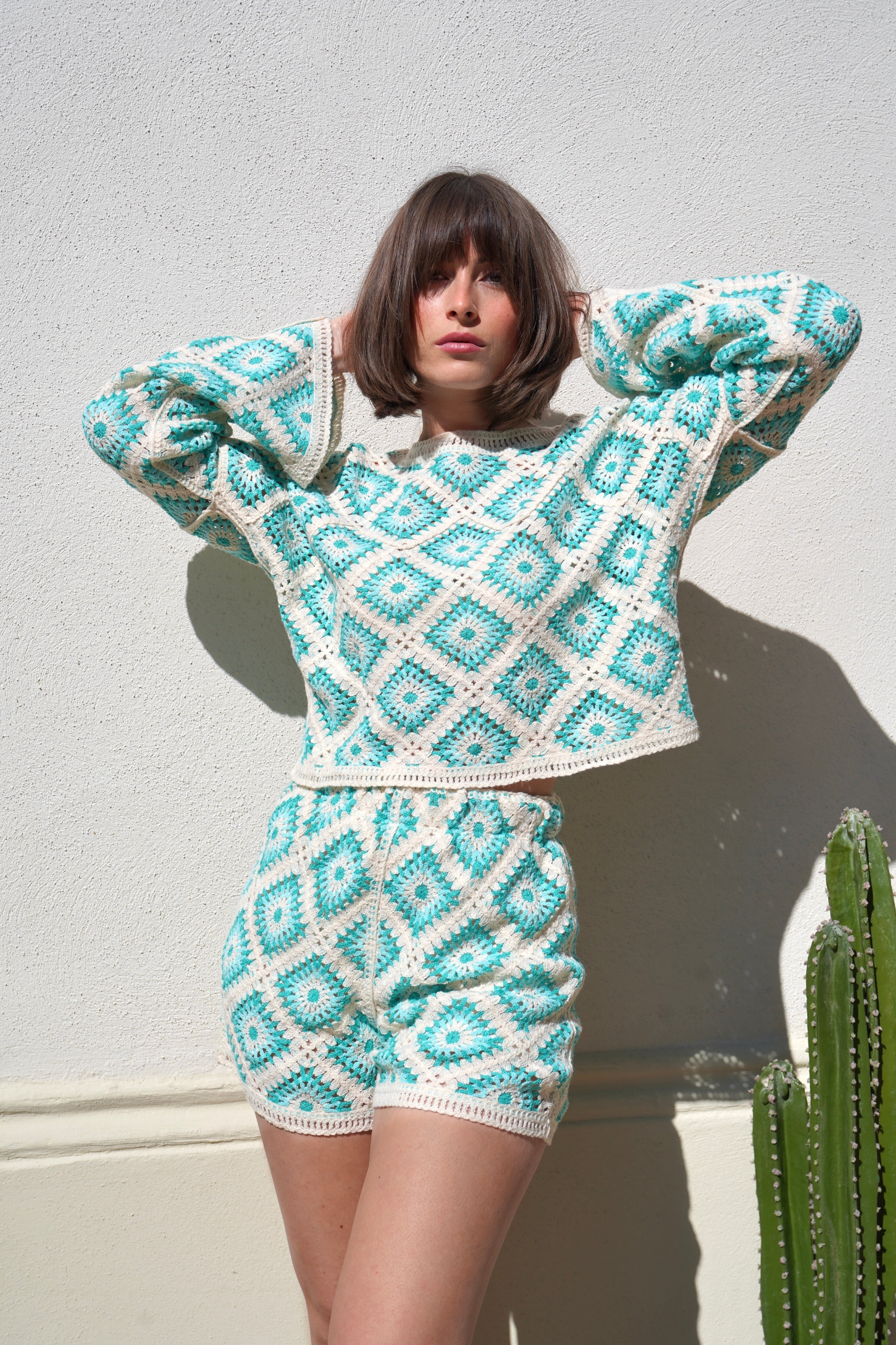 Short Luz Turquoise