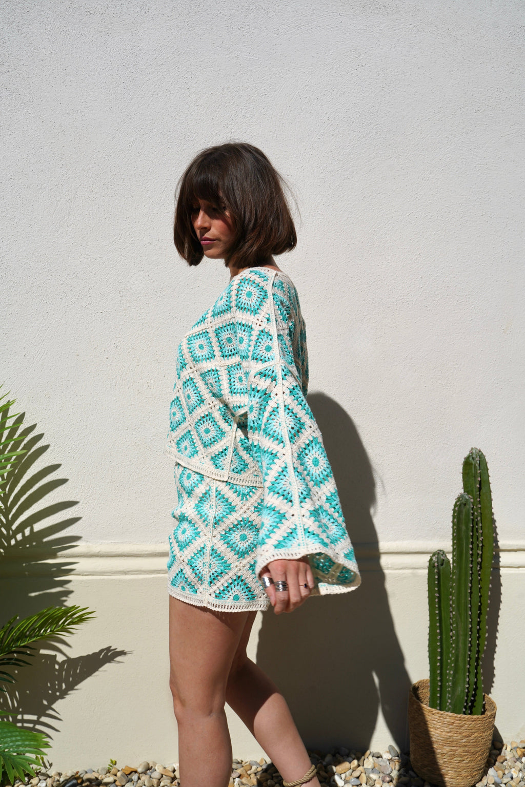 Top Luz Turquoise