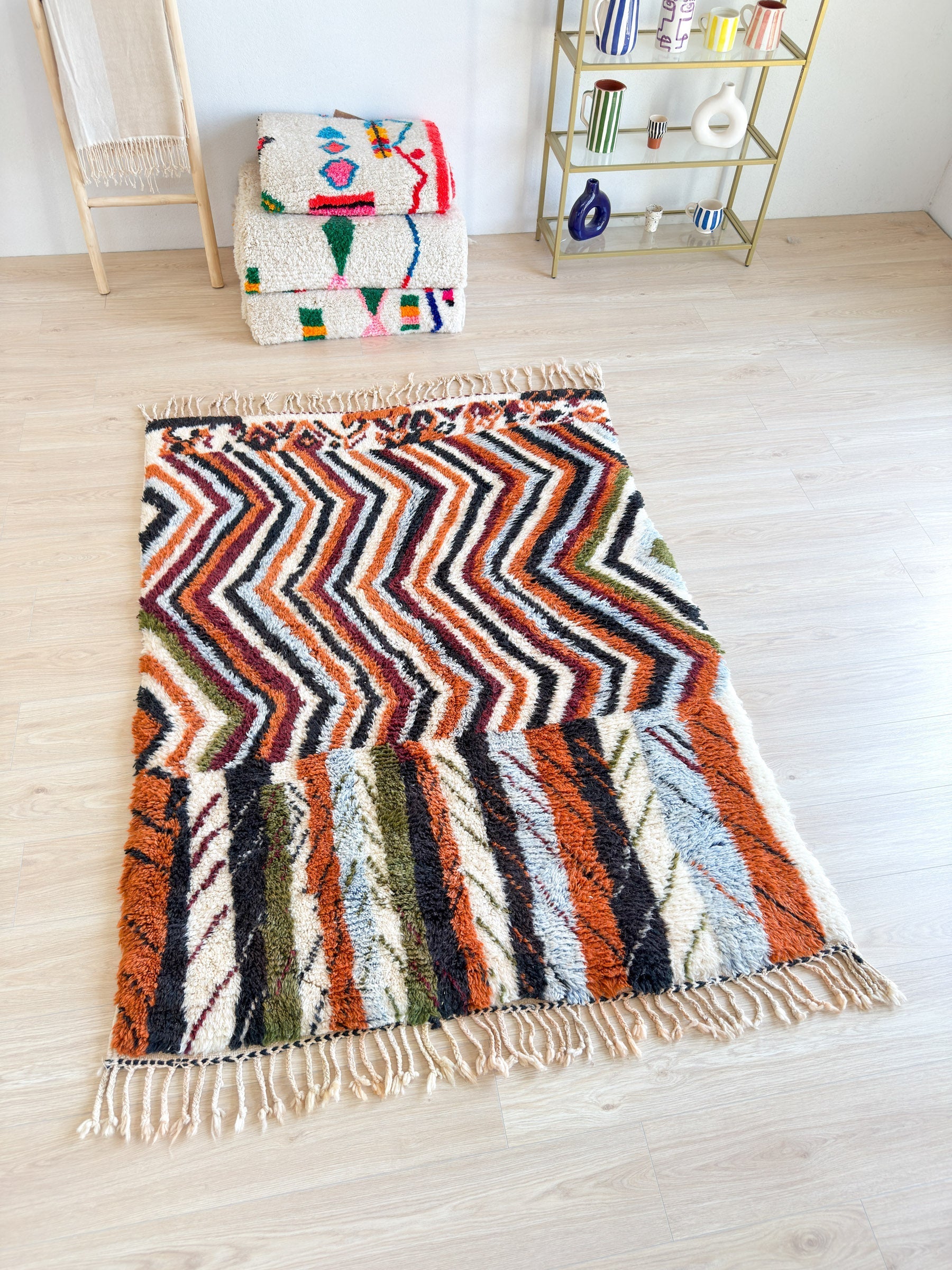 Tapis Berbère Coloré - 150 X 215 Cm - N°2029