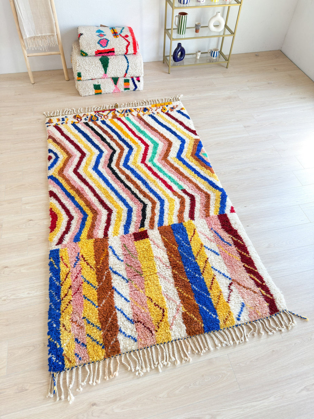 Tapis Berbère Coloré - 151 X 272 Cm - N°2173