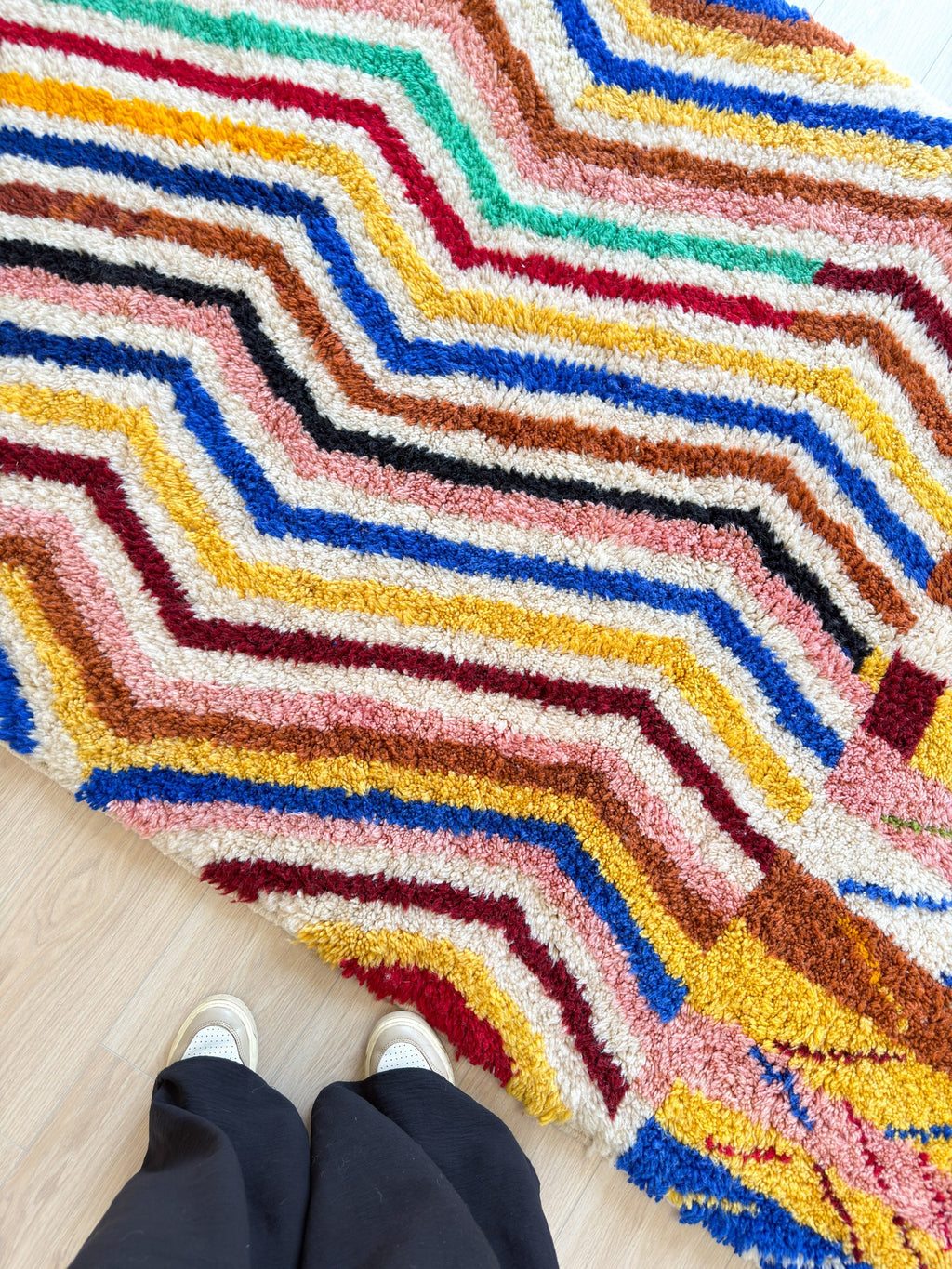 Tapis Berbère Coloré - 151 X 272 Cm - N°2173