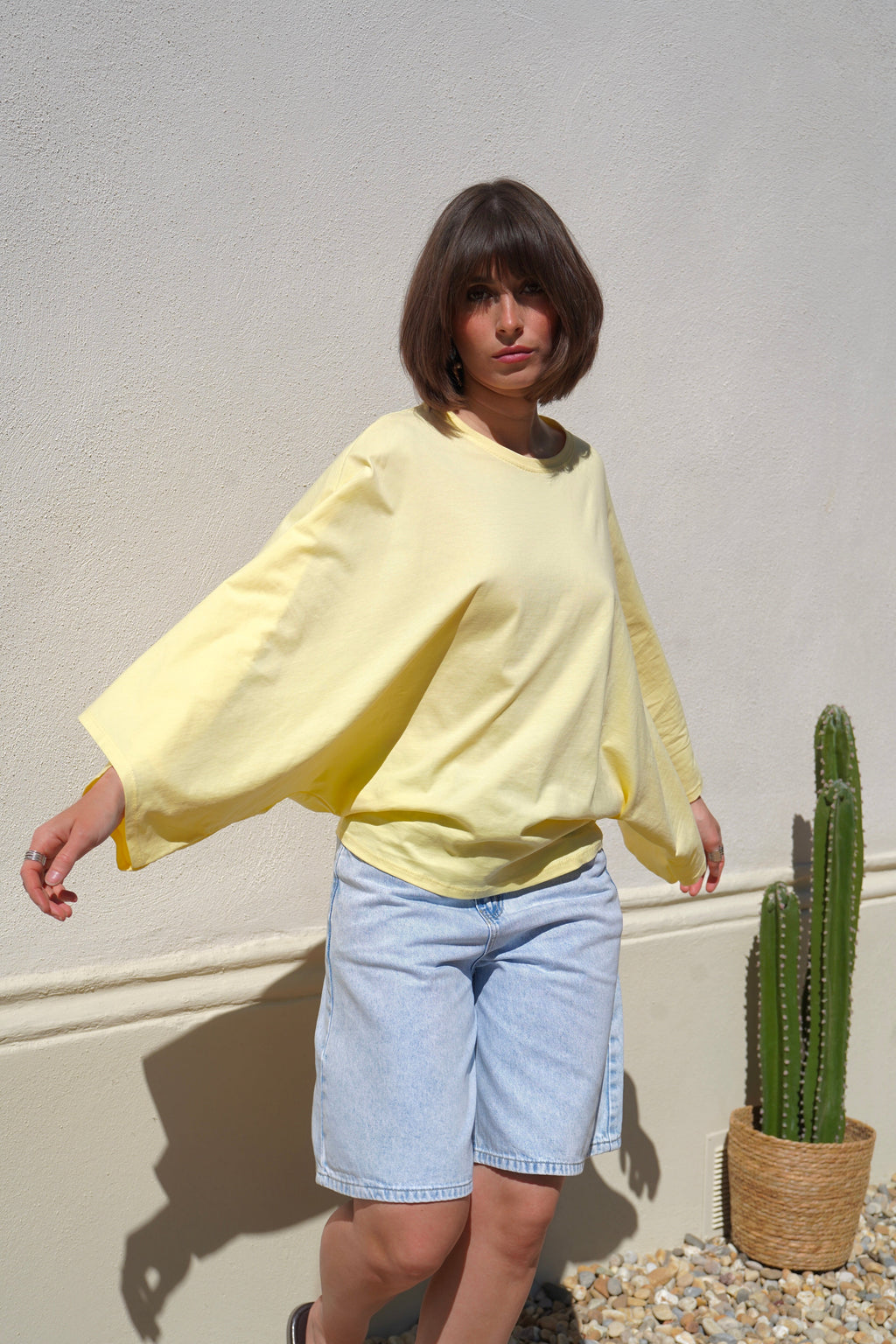 T Shirt Sunday Jaune