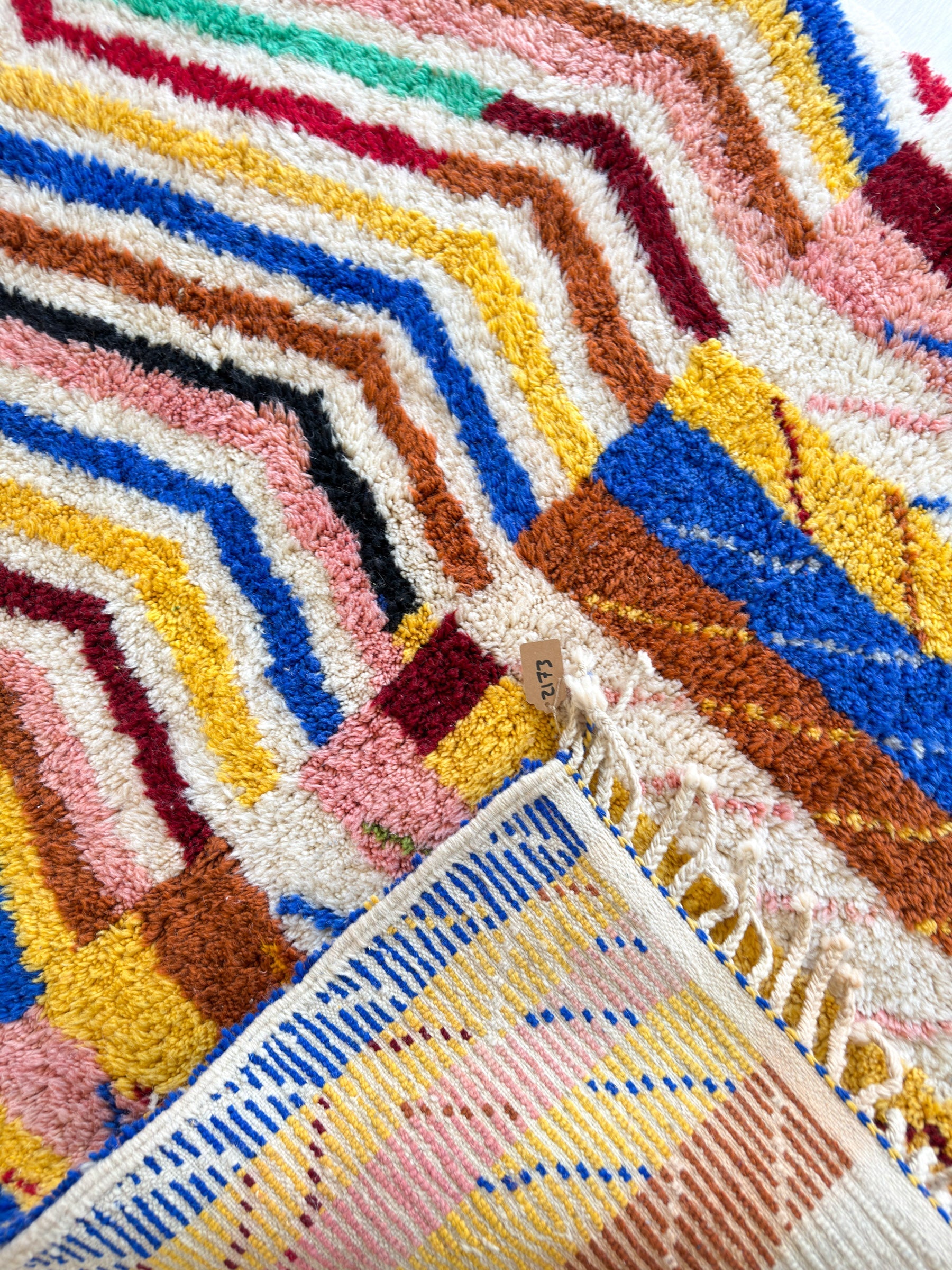 Tapis Berbère Coloré - 151 X 272 Cm - N°2173