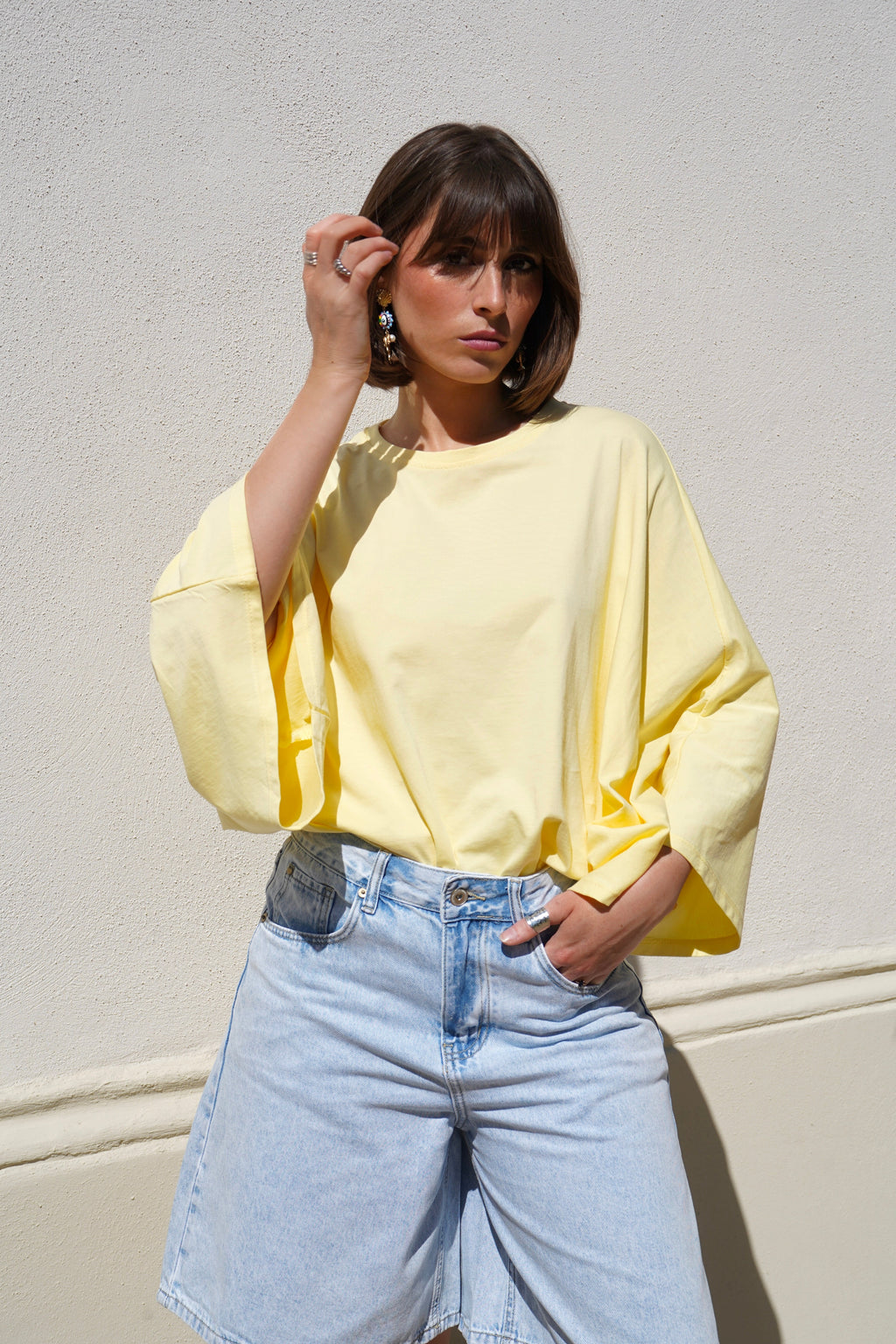 T Shirt Sunday Jaune