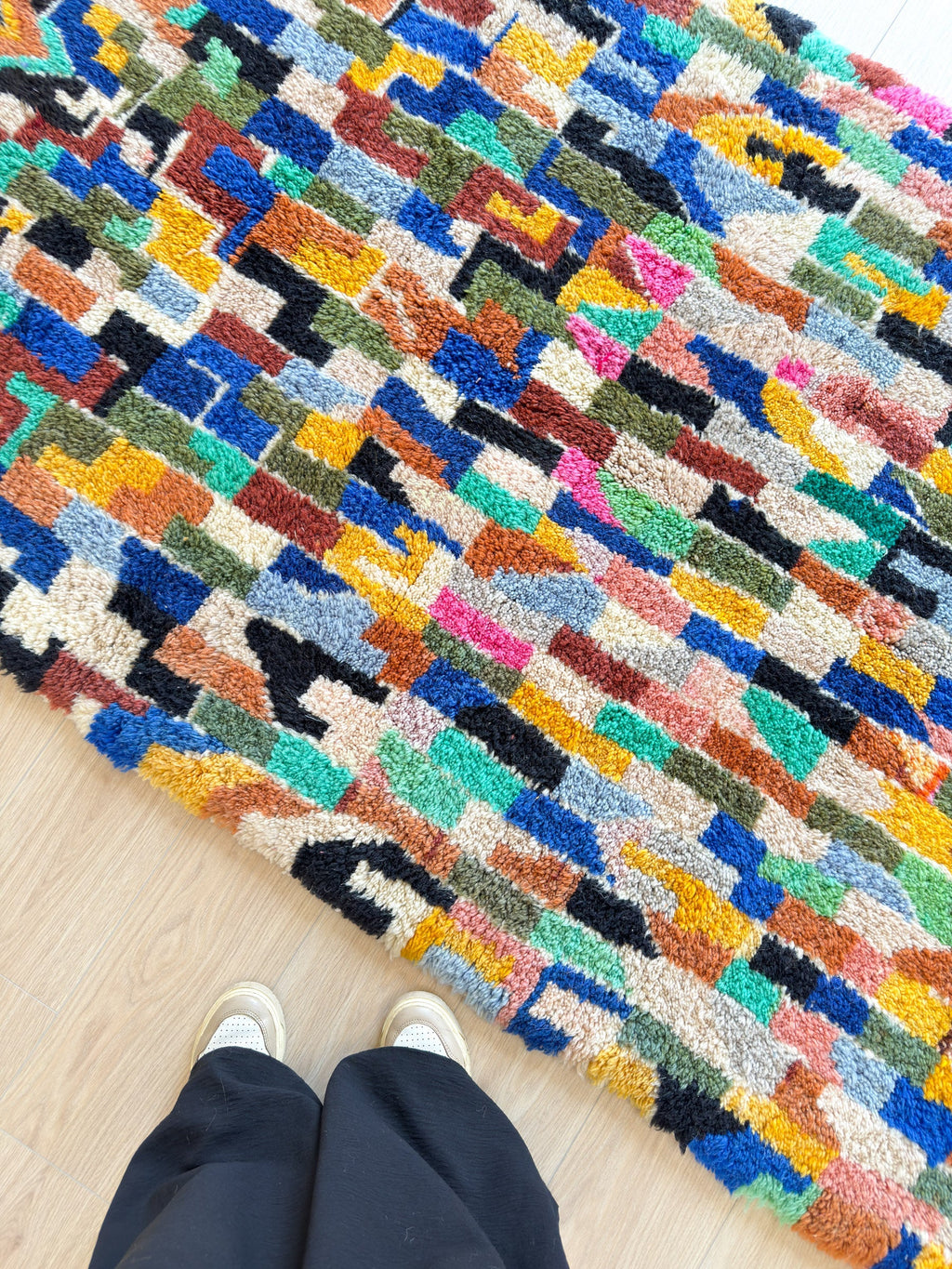 Tapis Berbère Coloré - 127 X 230 Cm - N°2071