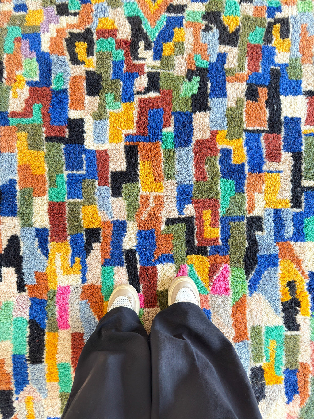 Tapis Berbère Coloré - 127 X 230 Cm - N°2071