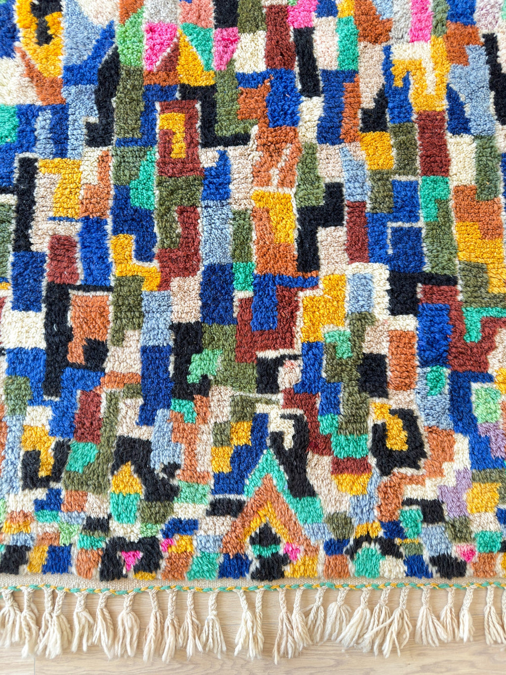 Tapis Berbère Coloré - 127 X 230 Cm - N°2071