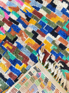 Tapis Berbère Coloré - 127 X 230 Cm - N°2071