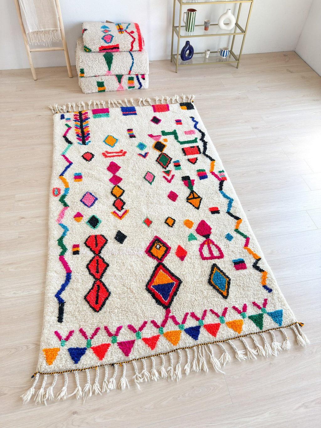 Tapis Berbère Coloré - 150 X 275 Cm - N°2076