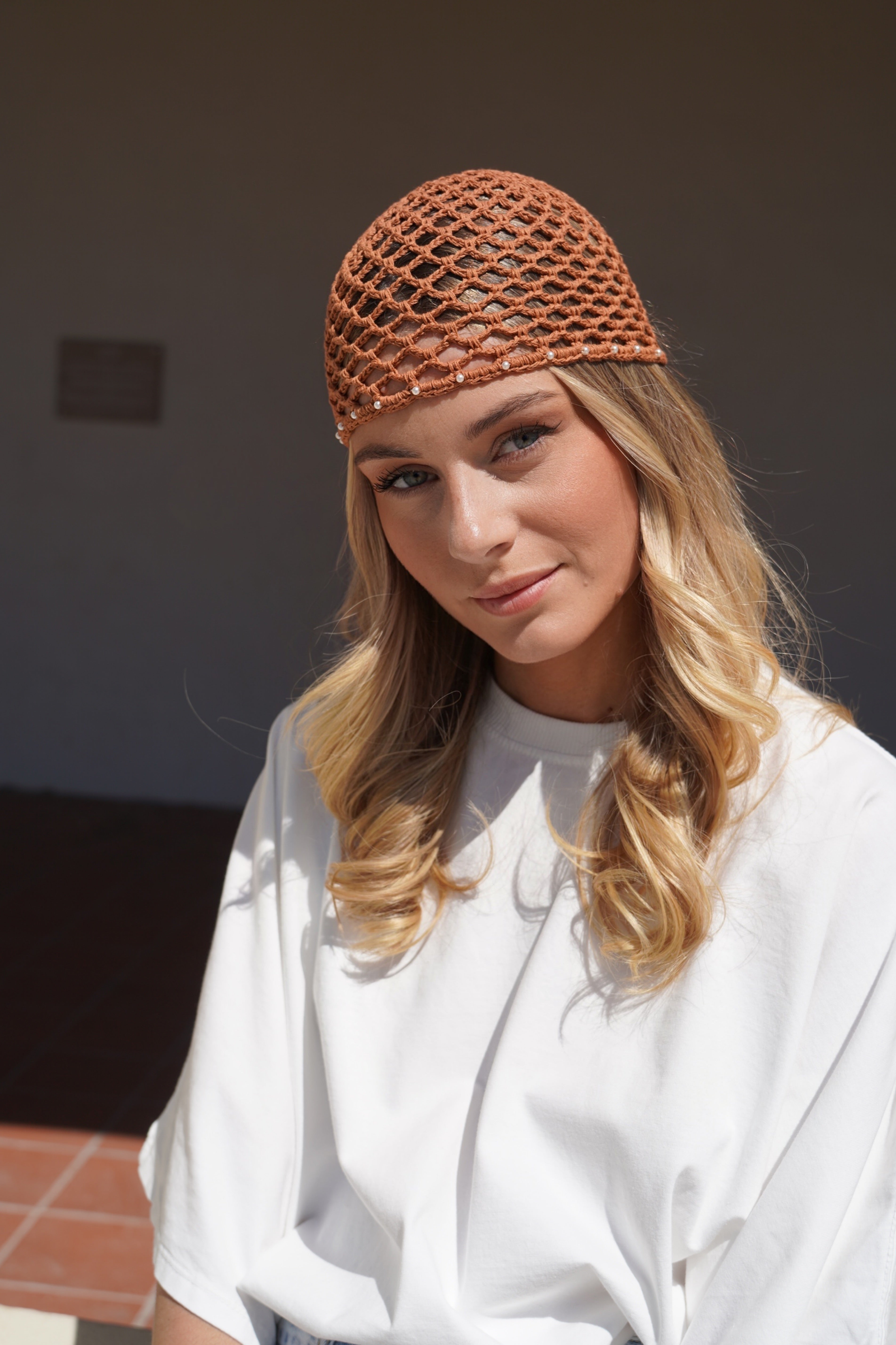 Bonnet Roma Marron