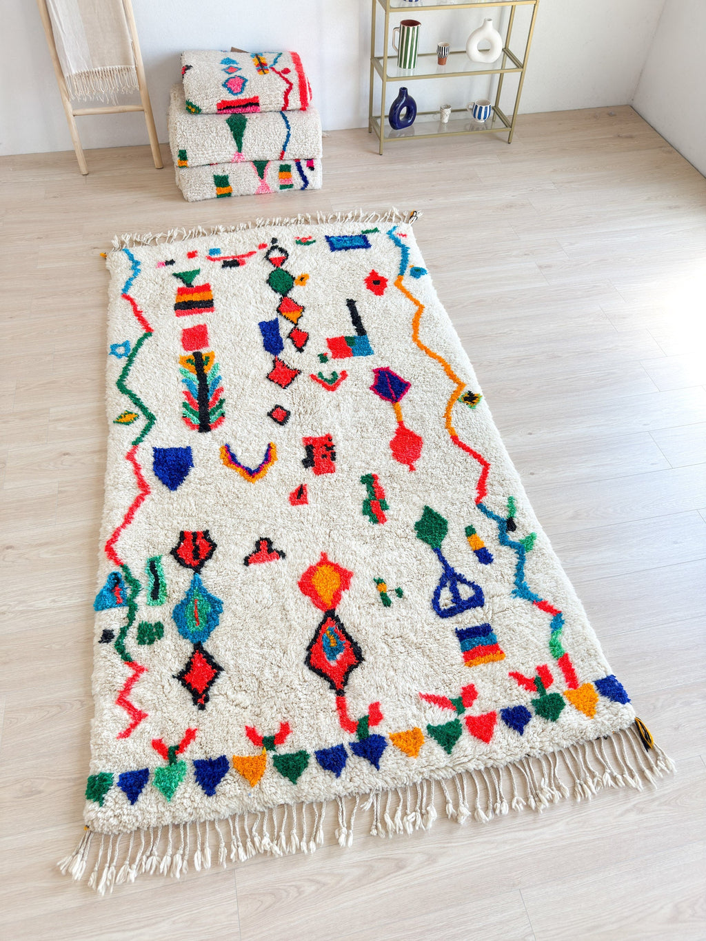 Tapis Berbère Coloré - 149 X 290 Cm - N°2026