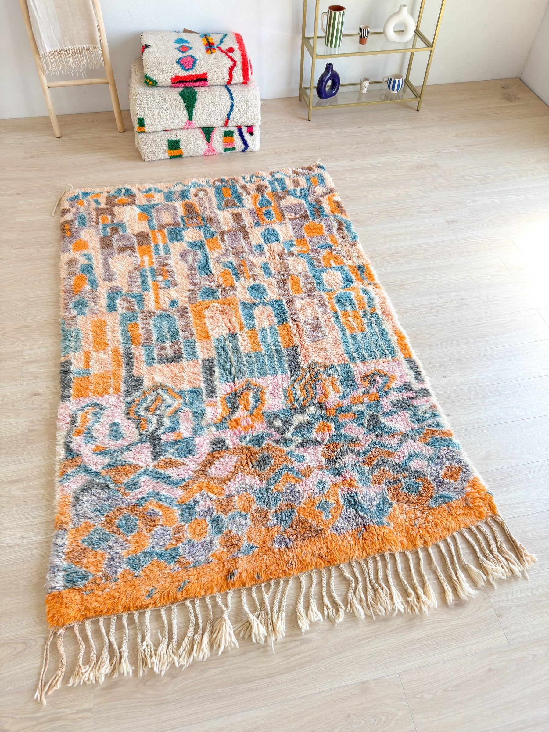 Tapis Berbère Coloré - 157 X 253 Cm - N°2032