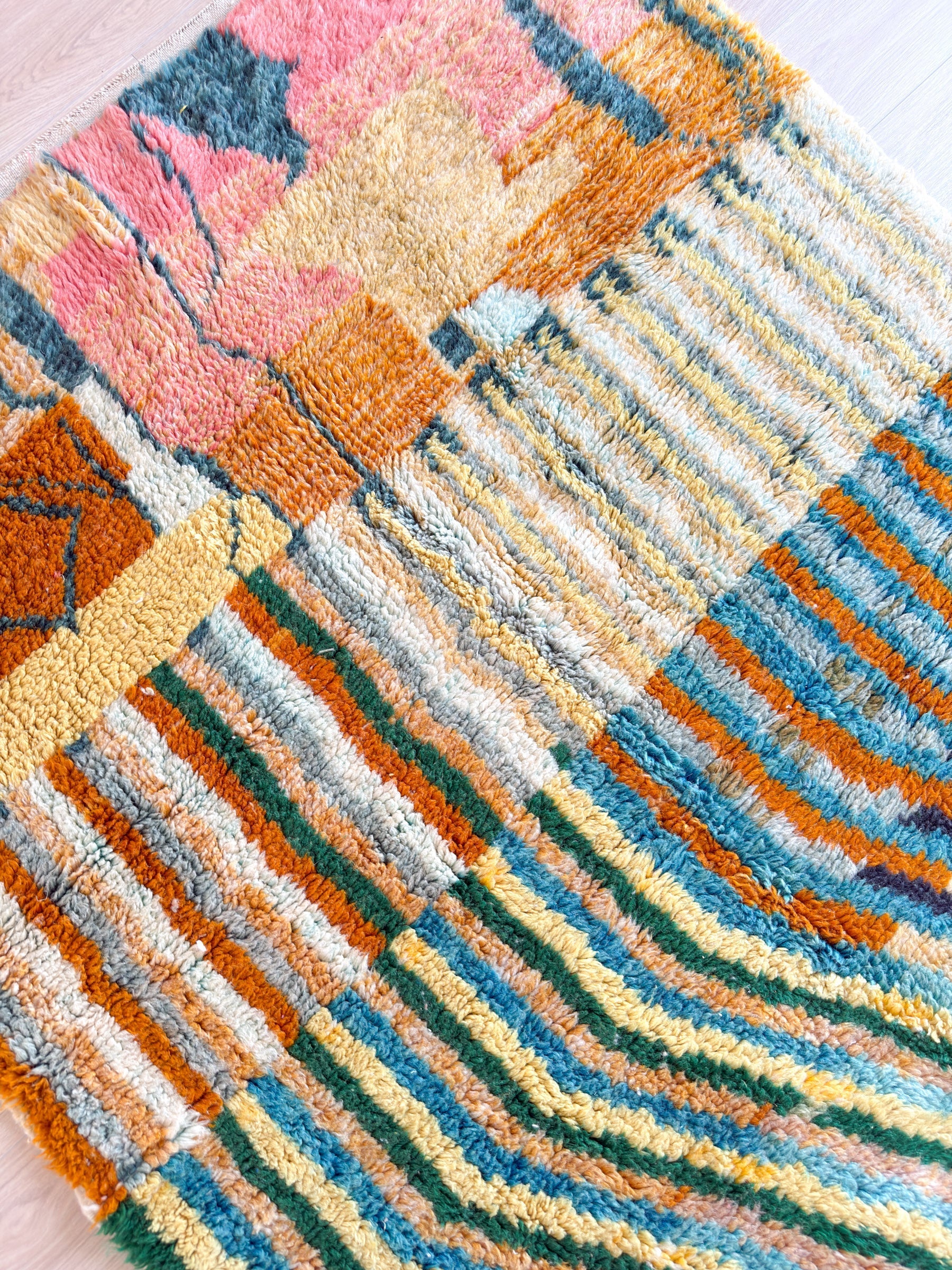 Tapis Berbère Coloré - 160 X 263 Cm - N°1908