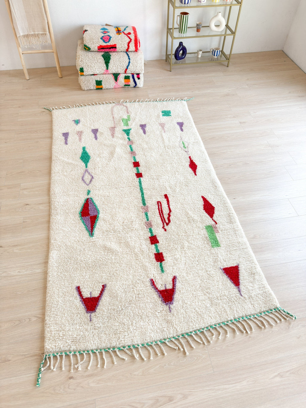 Tapis Berbère Coloré - 150 X 279 Cm - N°1943