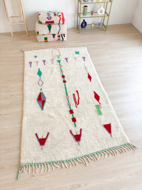 Tapis Berbère Coloré - 150 X 279 Cm - N°1943