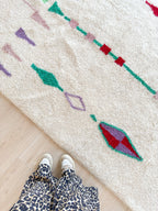 Tapis Berbère Coloré - 150 X 279 Cm - N°1943