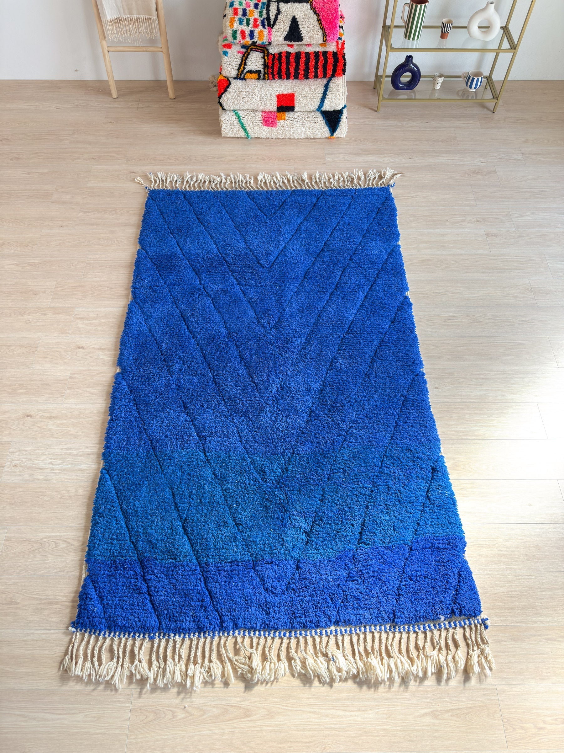 Tapis Berbère Coloré 150 X 266 Cm - N°1779
