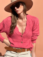 Cardigan Vicky - Framboise