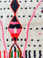 Tapis Berbère Coloré 154 X 268 Cm - N°1715