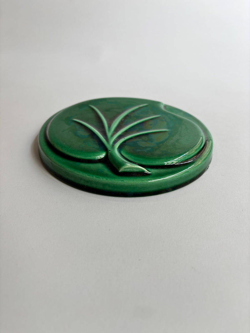 Dessous De Bouteille En Céramique Vert