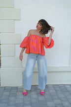 Top Madrid Orange