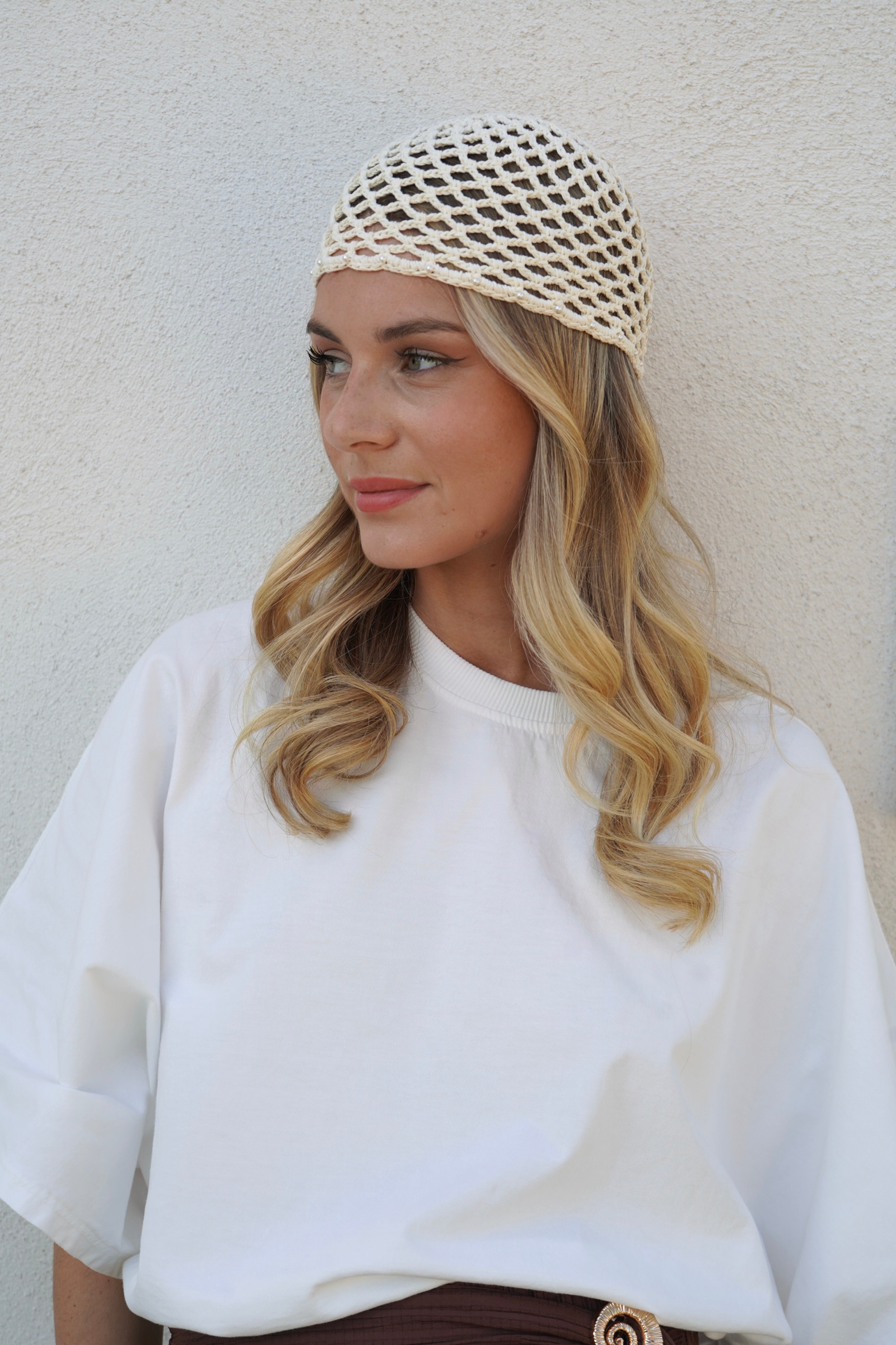 Bonnet Roma Écru