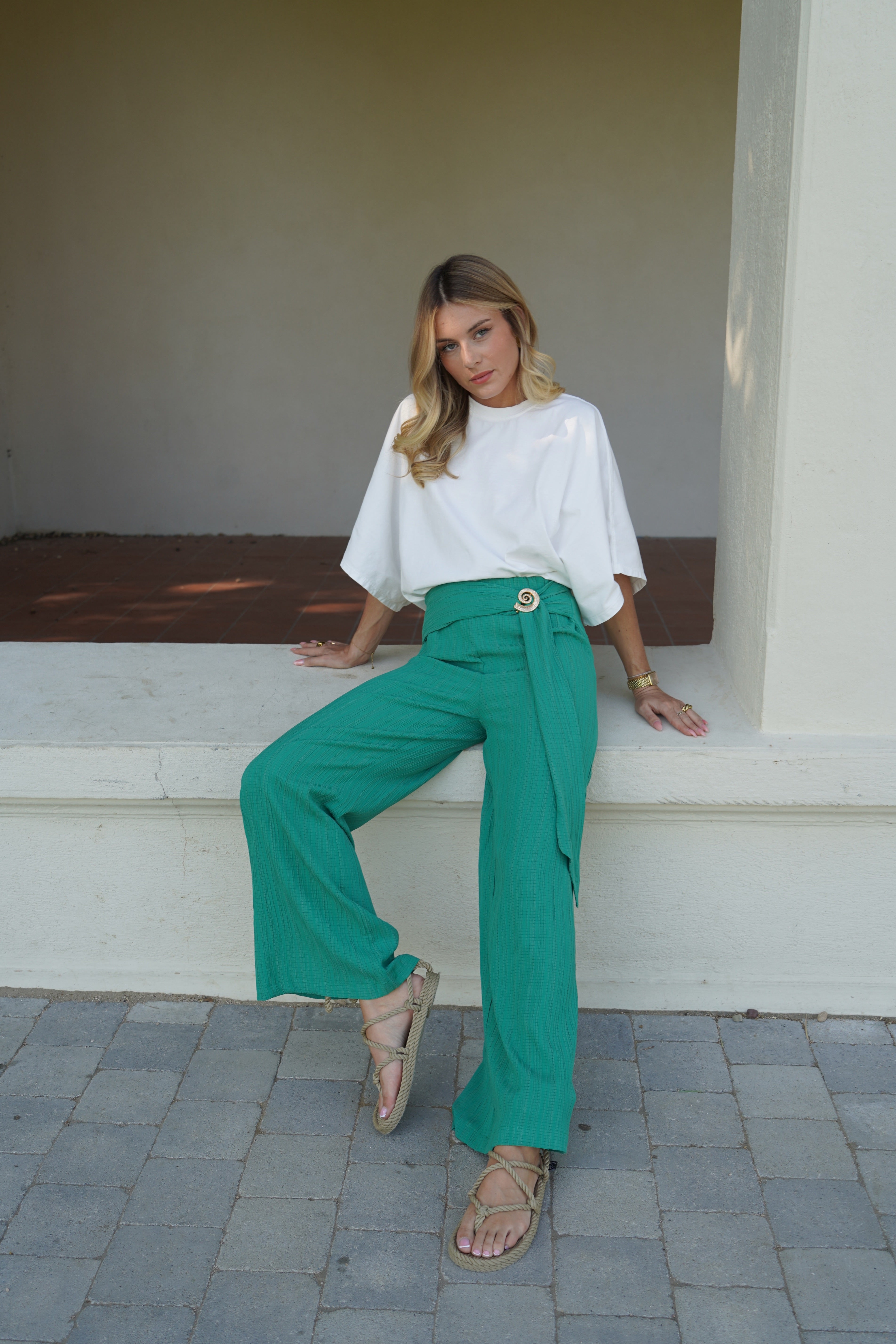 Pantalon Salina Bleu