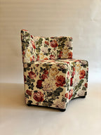 Fauteuil Graphique Fleur Vintage