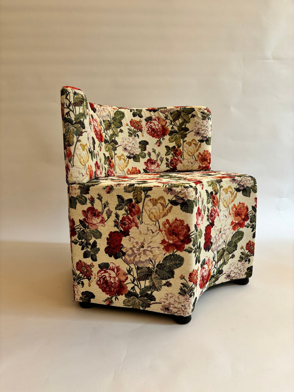 Fauteuil Graphique Fleur Vintage