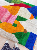Tapis Berbère Coloré 165 X 274 Cm - N°1836
