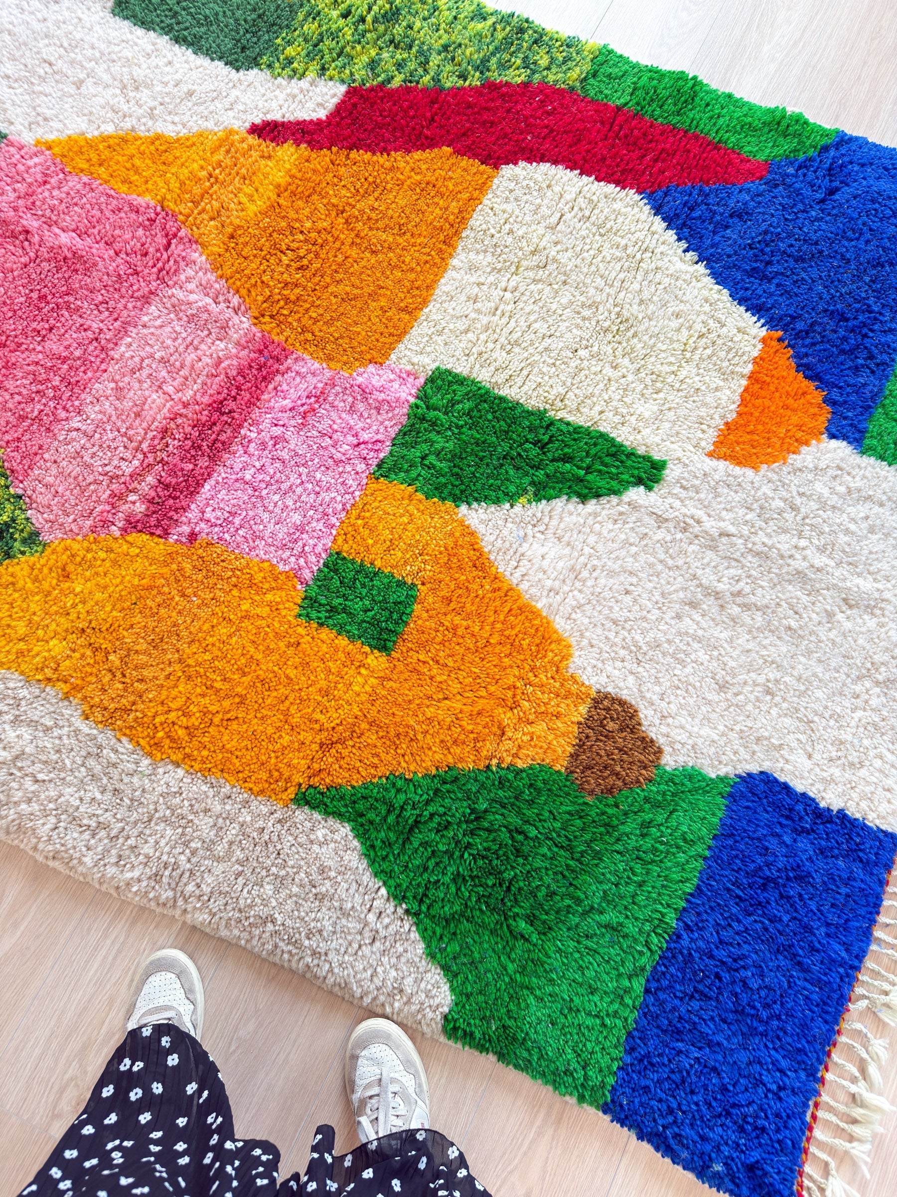 Tapis Berbère Coloré 165 X 274 Cm - N°1836