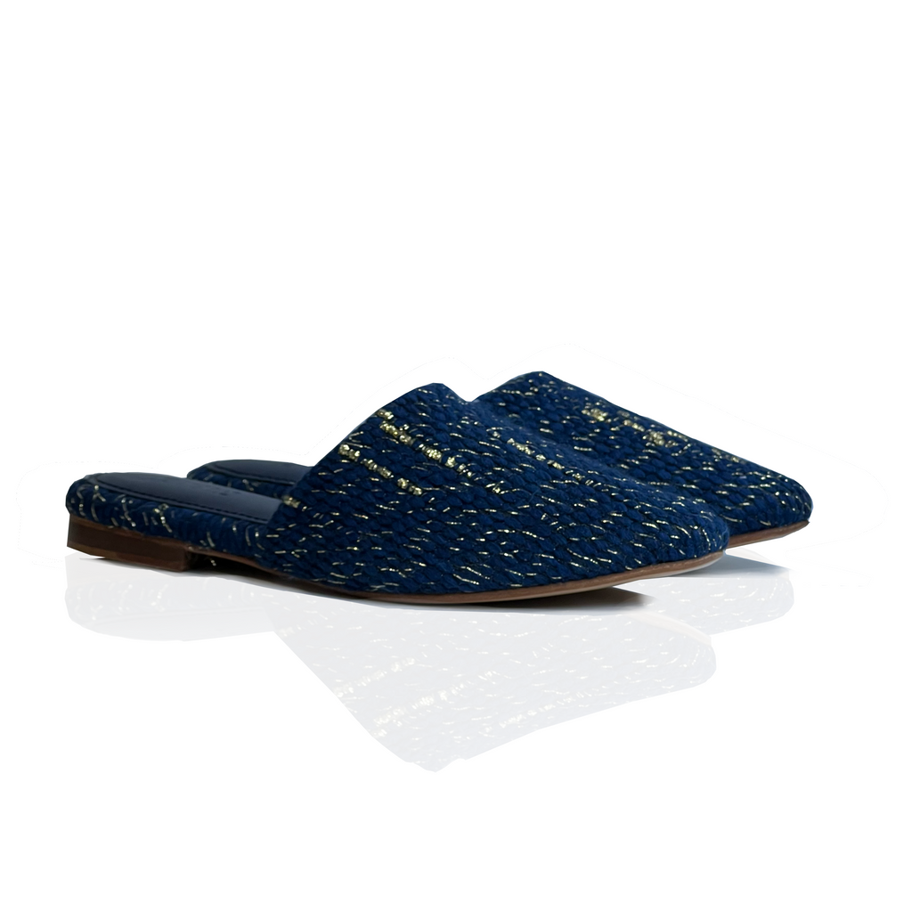 Mules Blue