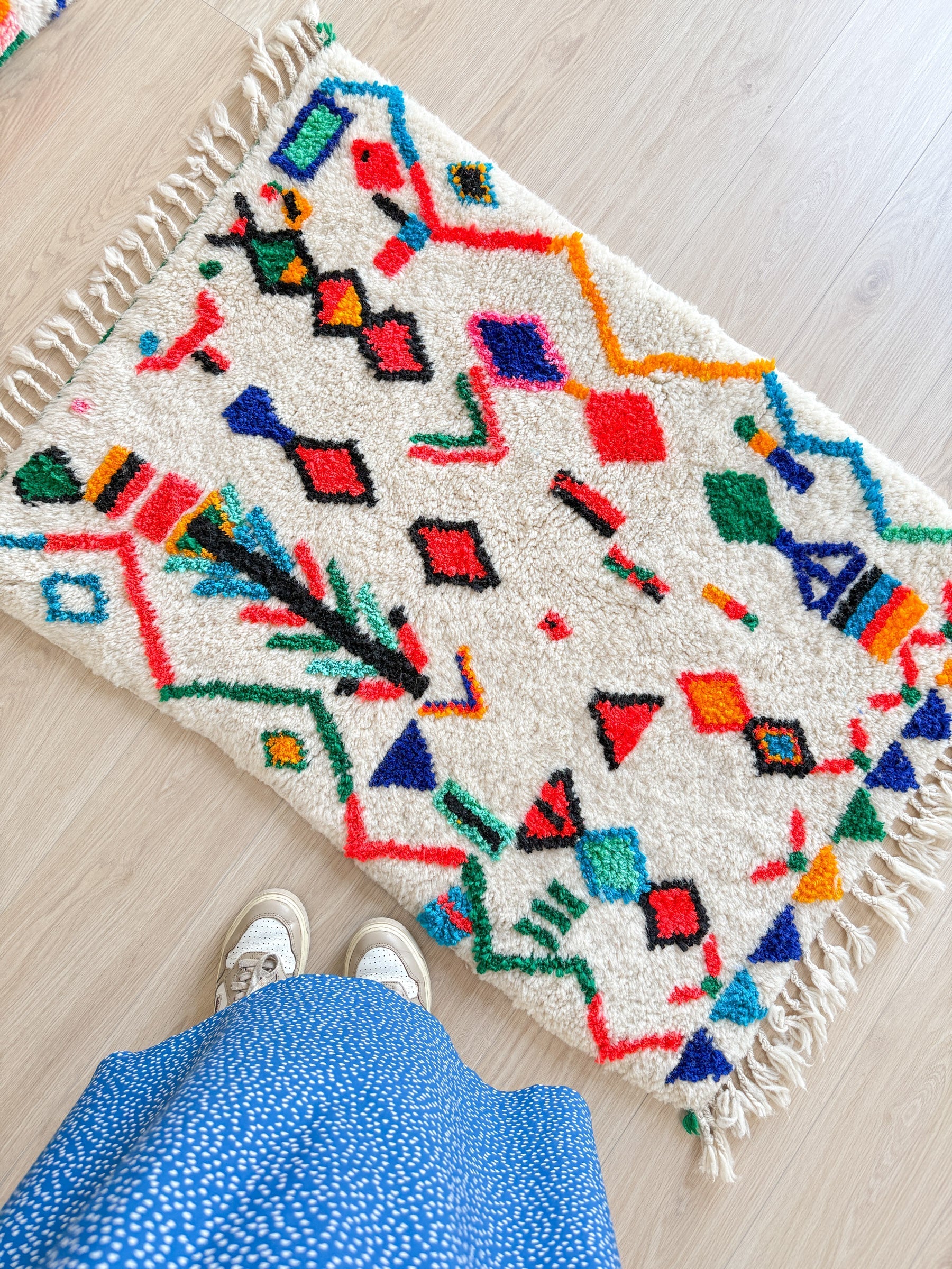 Tapis Berbère Coloré 83 X 133 Cm - N°1975